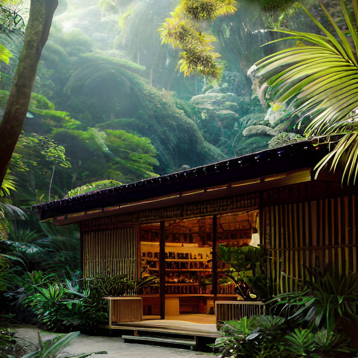 woodsnomad shop in jungle