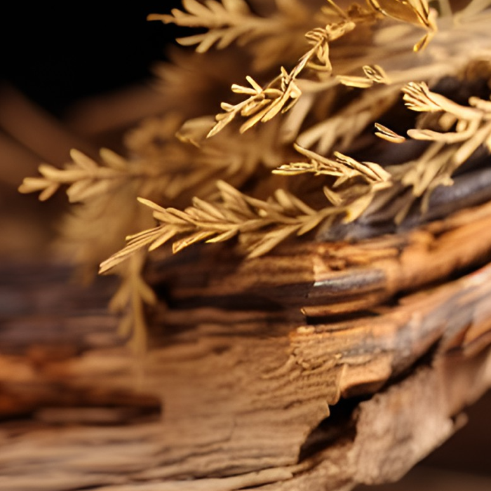 agarwood closeup
